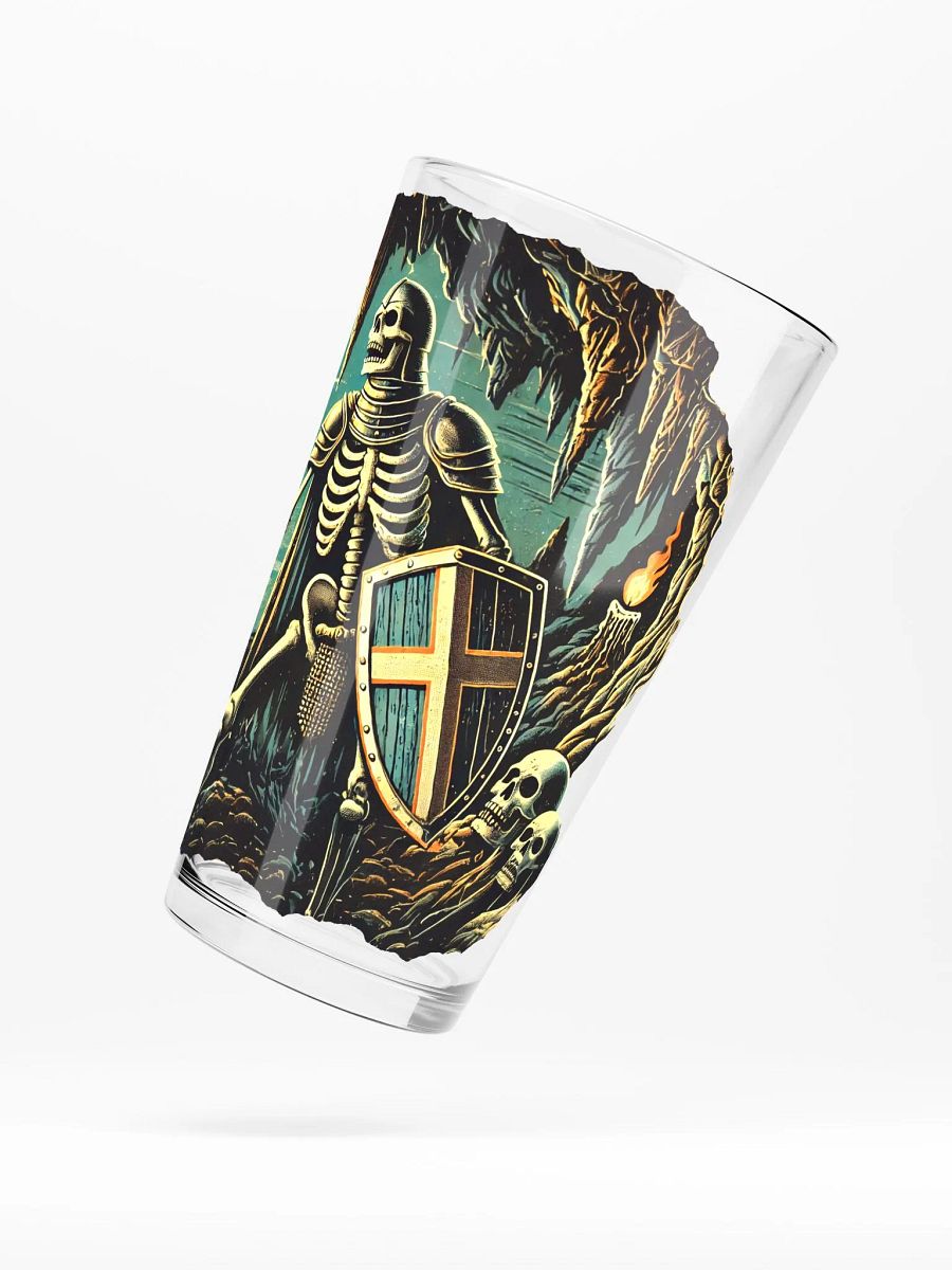 Skeleton Knight Explorer 16 oz Glass - Spooky Glassware product image (5)