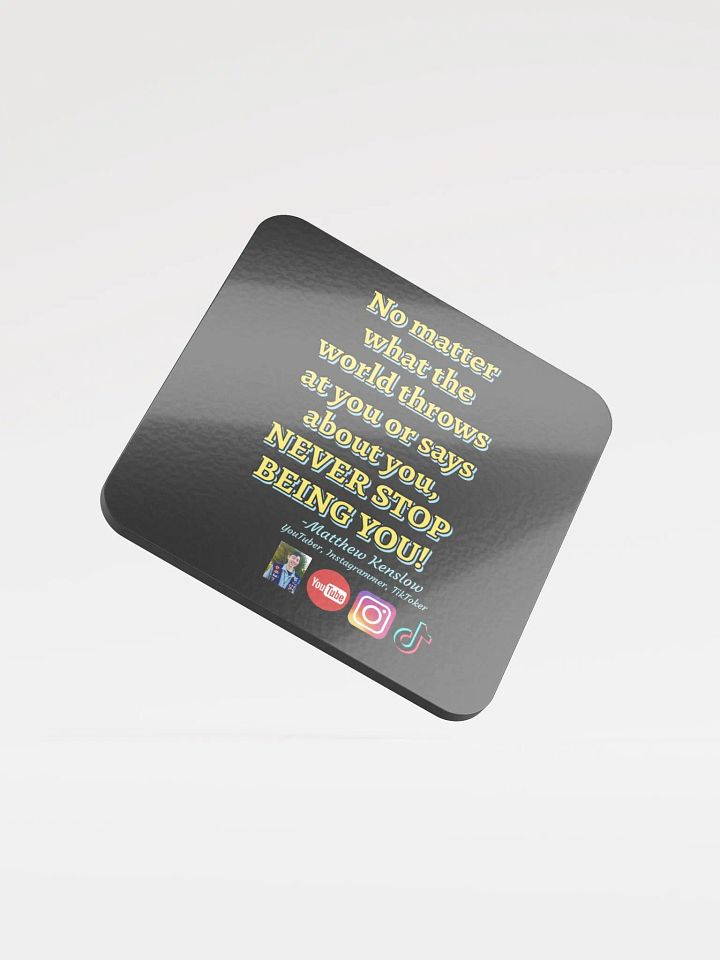 Glossed Cork Coaster [Quote 4] product image (2)