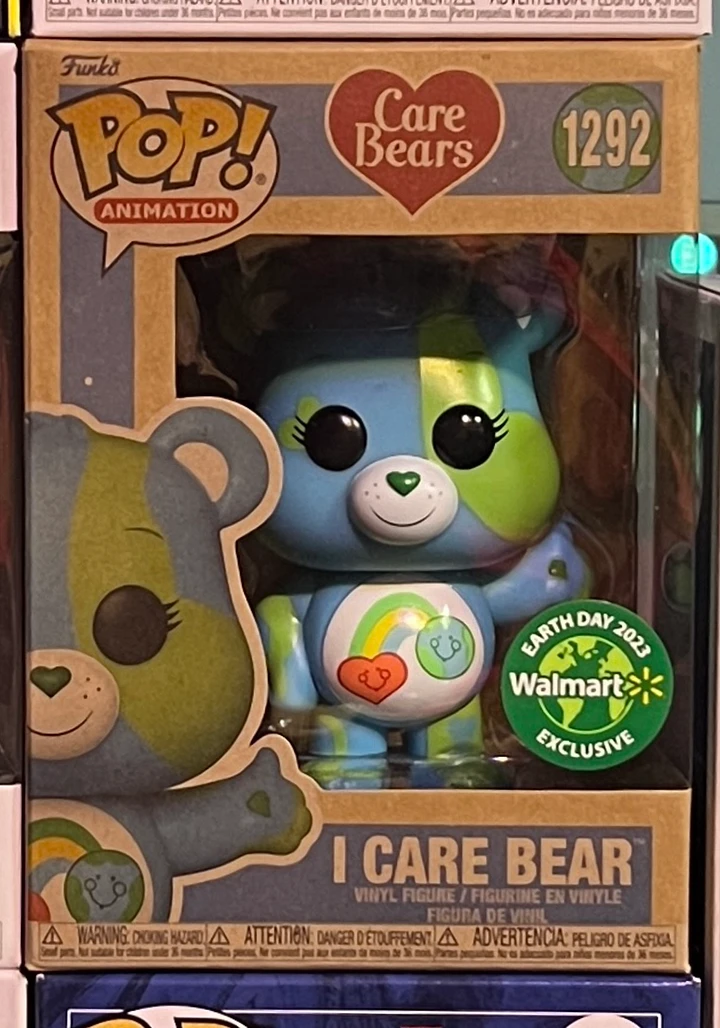 Funko Pop! Care Bears- I Care Bear Earth Day Walmart Exclusive #1292 product image (1)