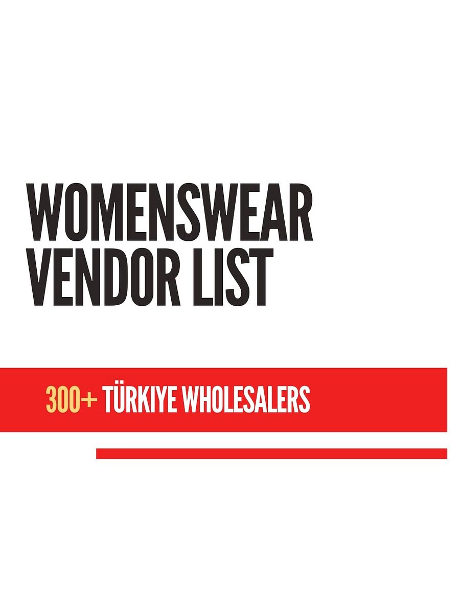 Turkiye Womenswear Wholesale Vendor List product image (1)