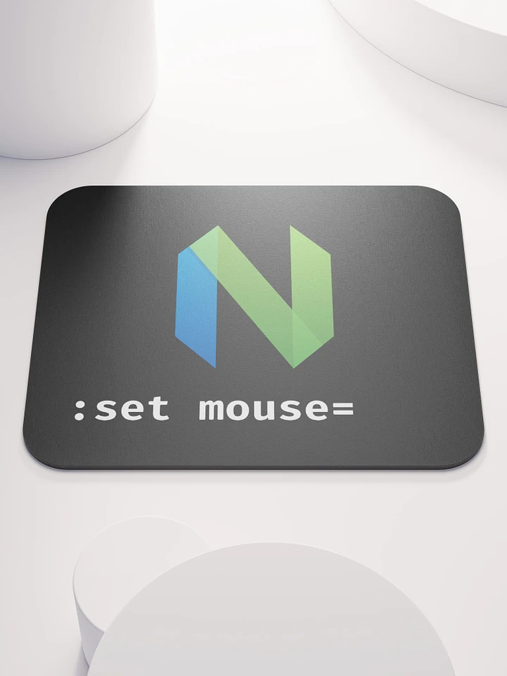 Neovim Mouse Pad (dark) product image (1)