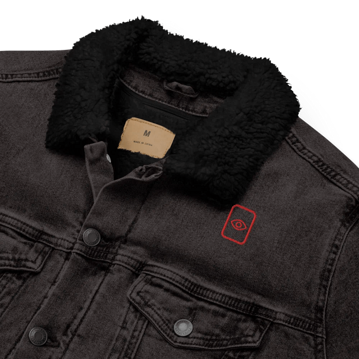 EyeSeeThru Logo Sherpa Denim Jacket product image (2)