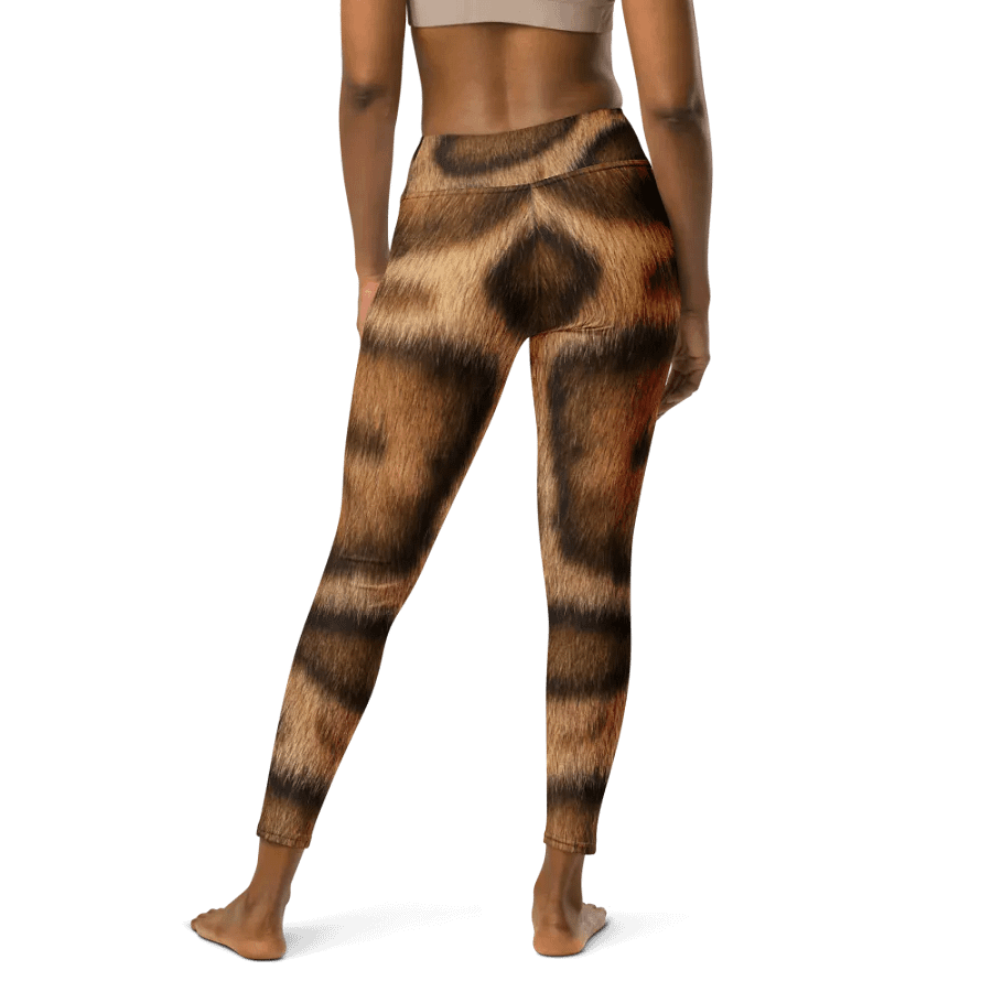 Rosetted Bengal Cat Yoga Leggings product image (3)