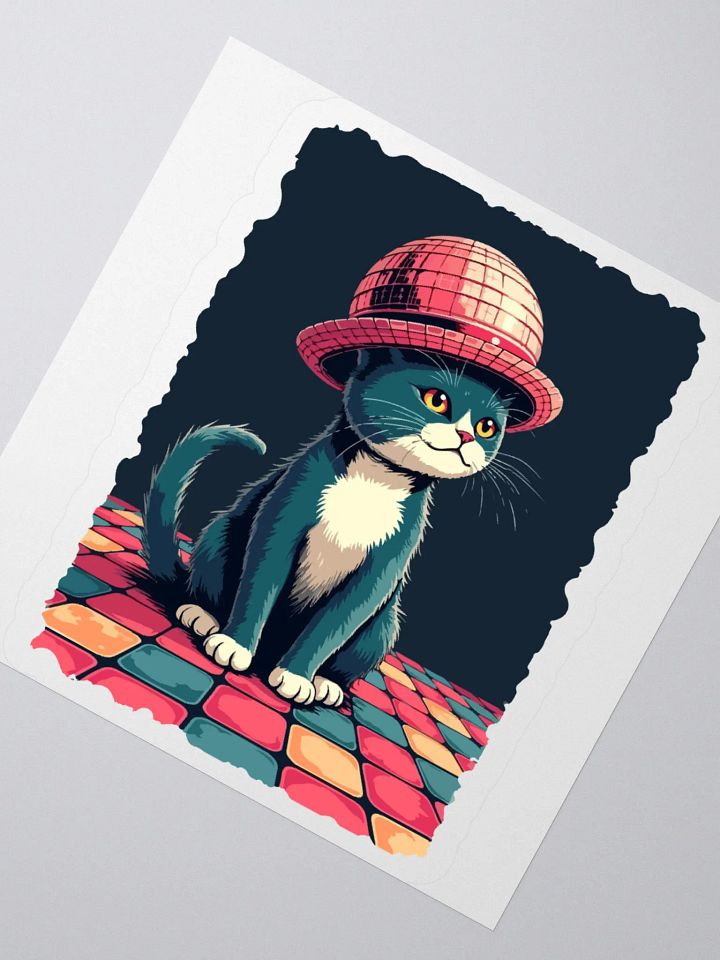 Fancy Cat Sticker product image (2)