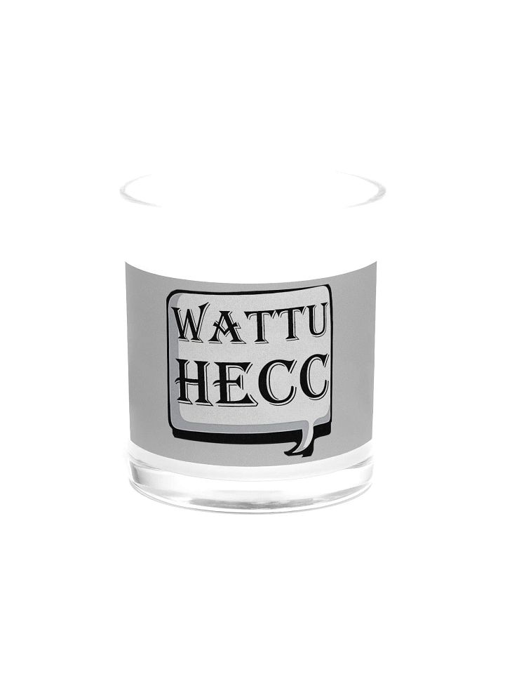 wattuhecc Soy Wax Candle In A Clear Glass Jar product image (1)