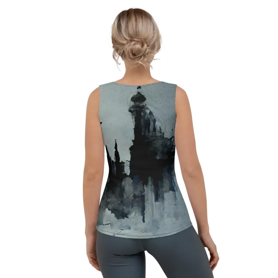 Ghostly Cityscape Women's Tank Top product image (2)