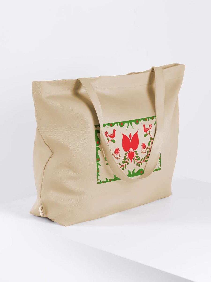 Hungarian Folk Art Birds and Flowers Tote product image (4)