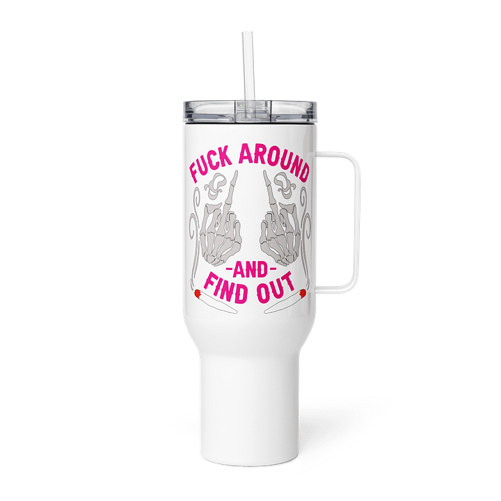 HempQuarters Pink 40oz Stainless Travel Mug product image (1)