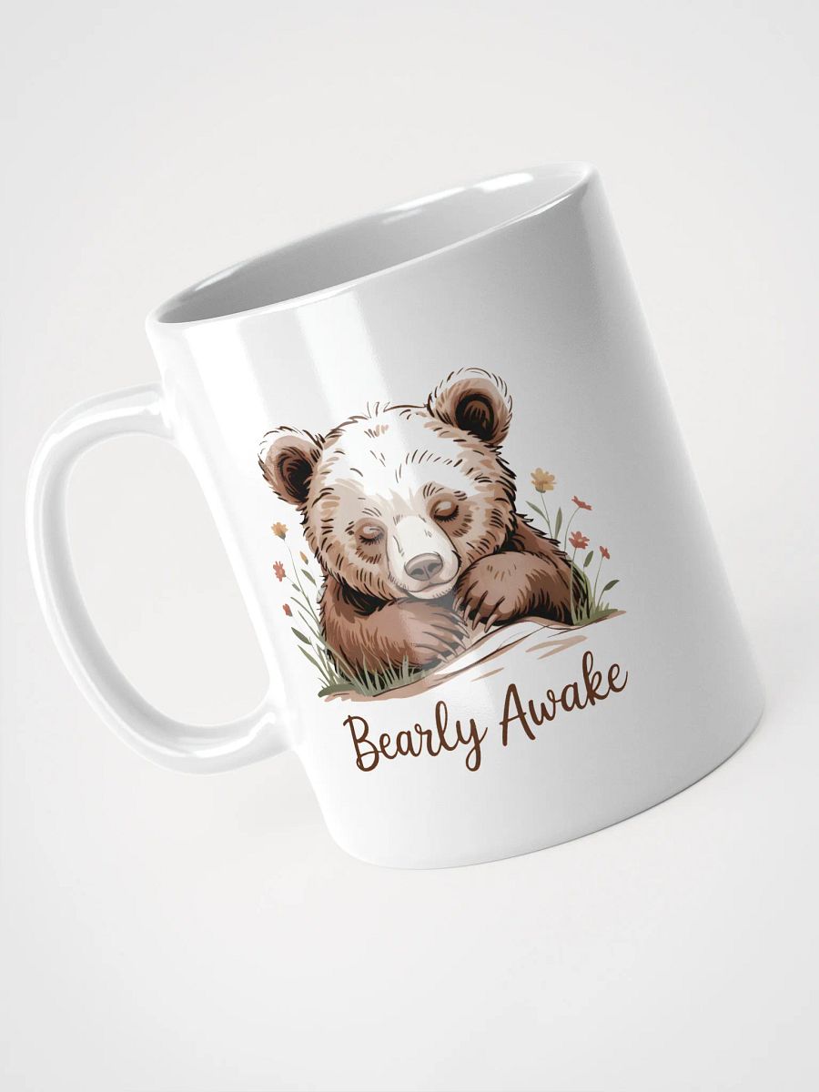 Bearly Awake Mug | Cute Sleepy Bear Mug product image (3)