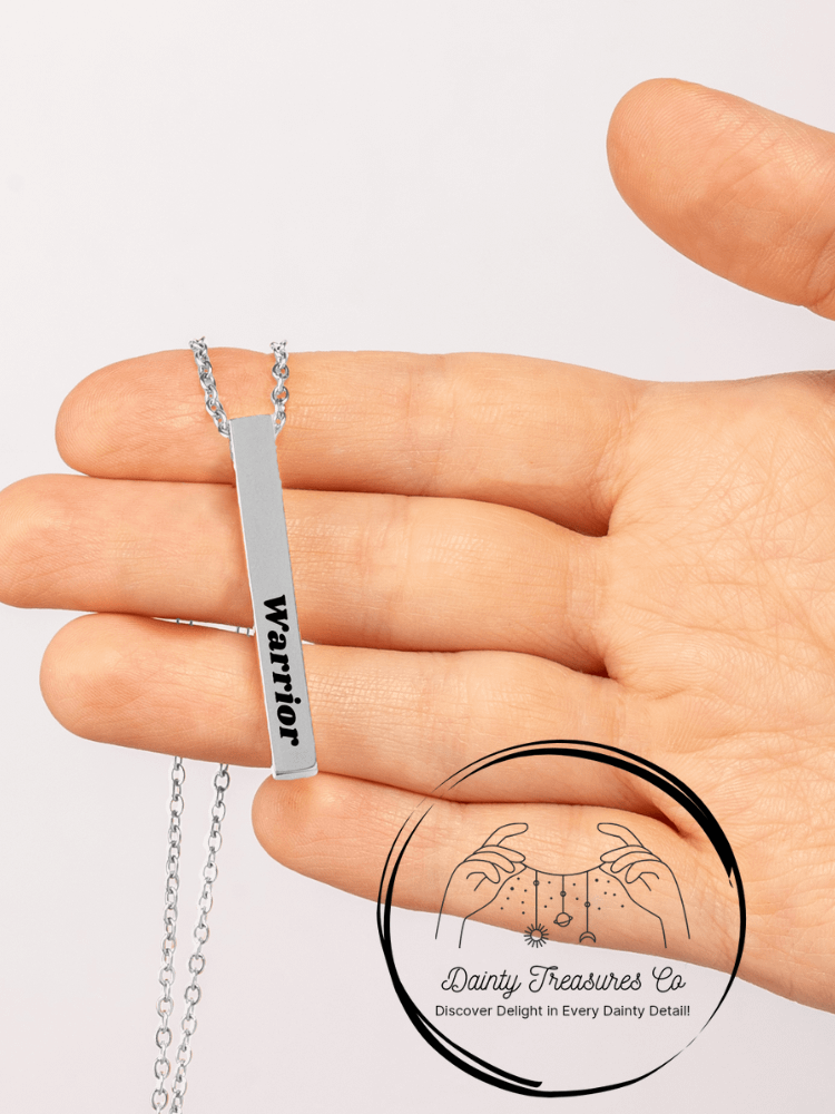 Warrior 3D Bar Necklace product image (1)