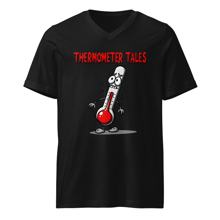 Worried Thermometer Tales V-Neck Tee product image (1)
