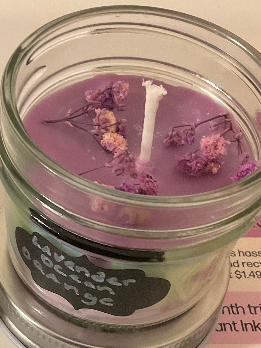 Lavender Ocean Orange scented Candle product image (3)