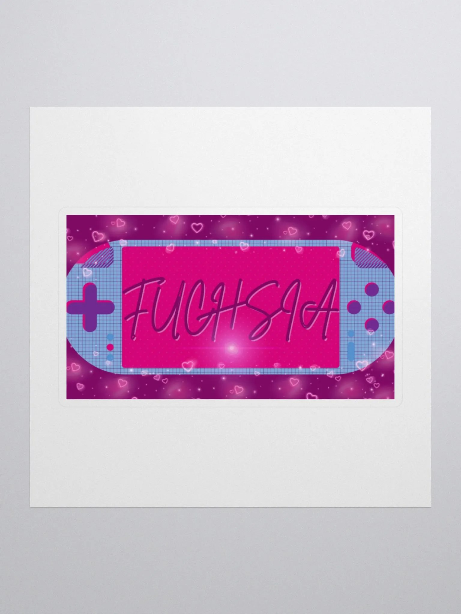 Fuchsia Sticker product image (1)