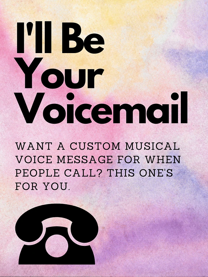I'll Be Your Voicemail product image (1)