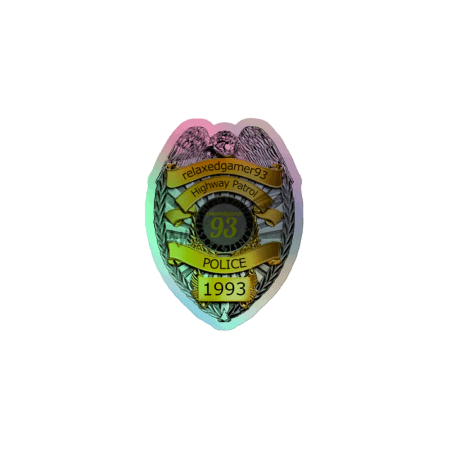 Seal Of rg93 Holographic Sticker product image (1)