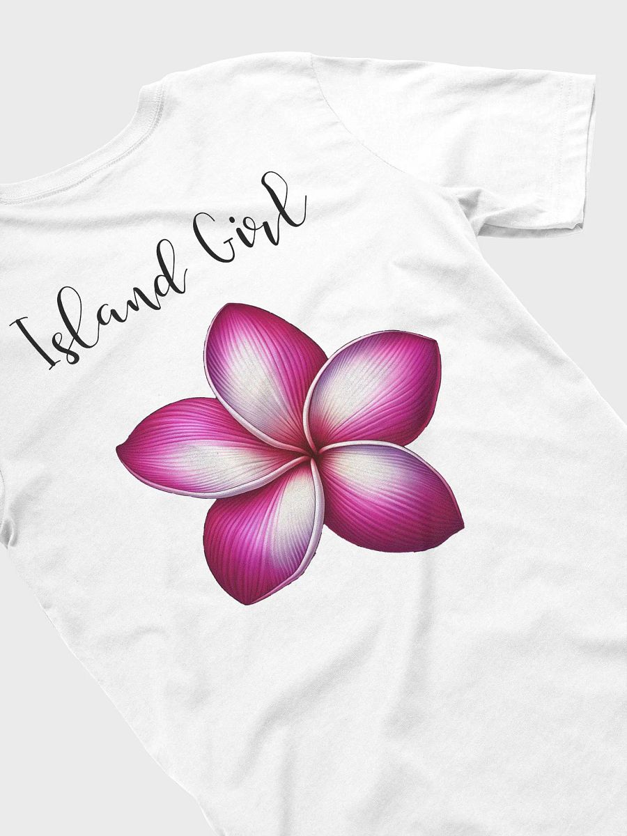 Island Girl Plumeria Paradise T-Shirt - Embrace Your Tropical Vacation Memories product image (5)