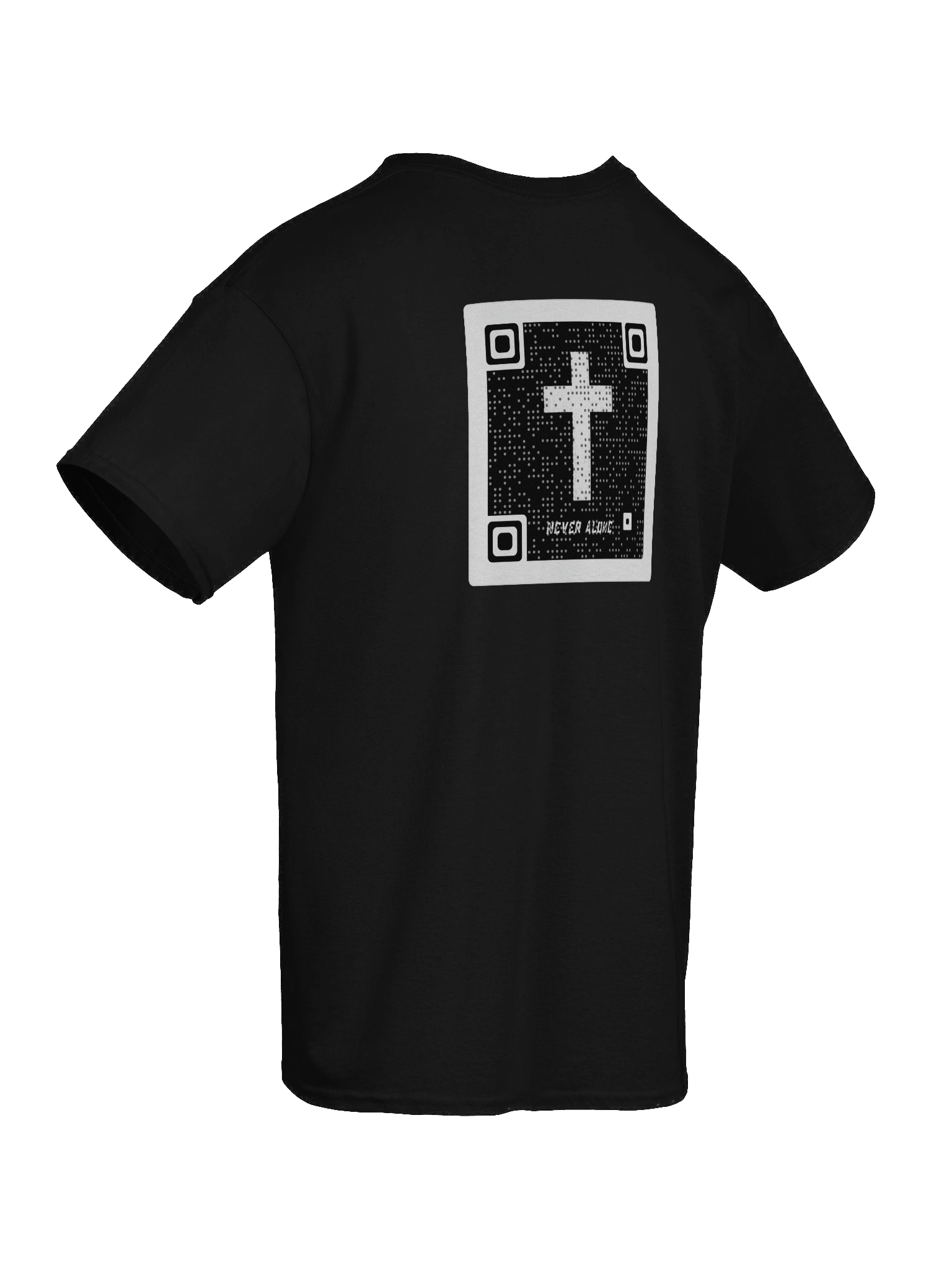 Never Alone QR Code T-Shirt product image (11)