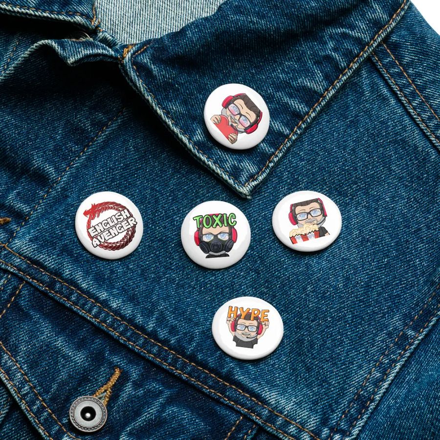 English Avenger Pin Buttons product image (16)