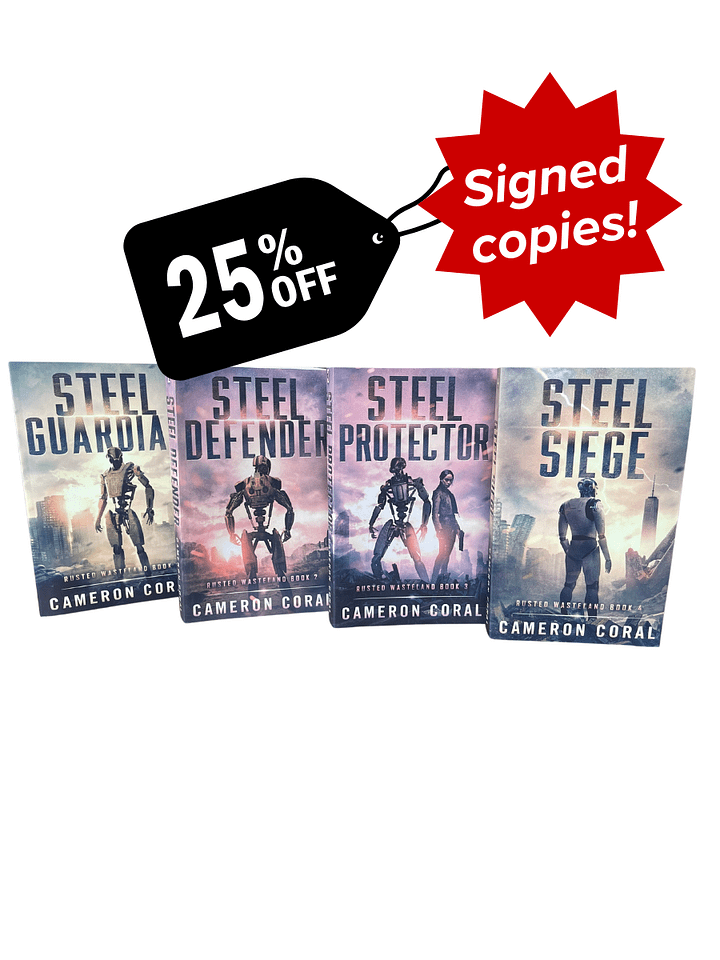 Rusted Wasteland Book Bundle 1 - 4 | Paperbacks - SIGNED product image (1)