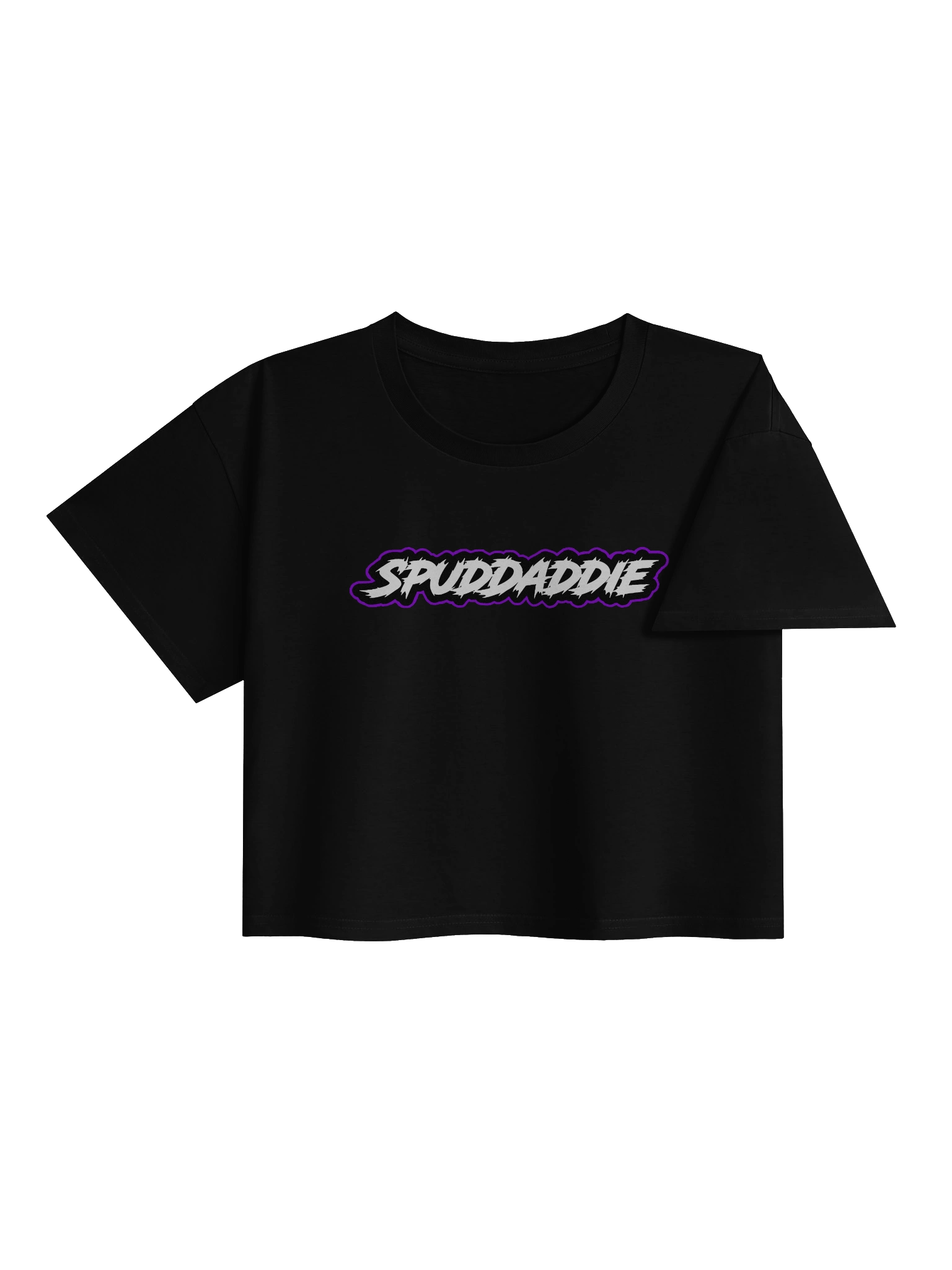 SpudDaddie Bold Logo Crop Tee product image (4)