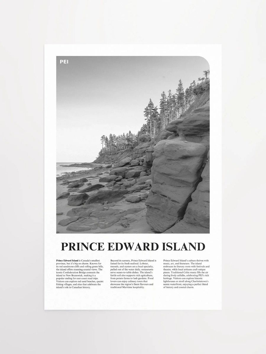 Prince Edward Island 01 Newspaper Poster product image (5)
