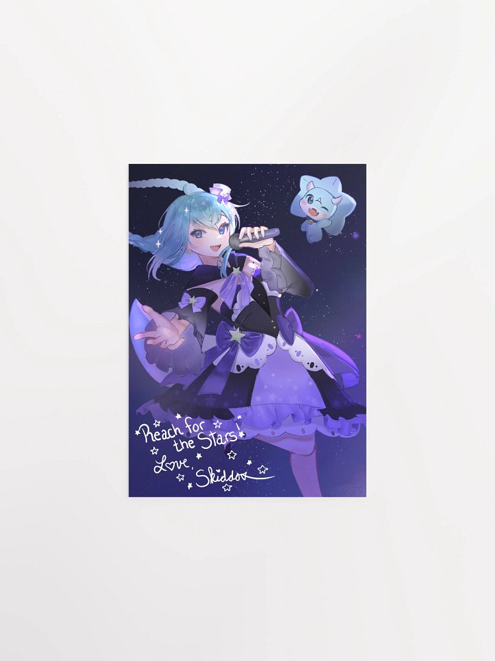 Skiddo's Starlight Serenade Matte Poster - SIGNED product image (1)