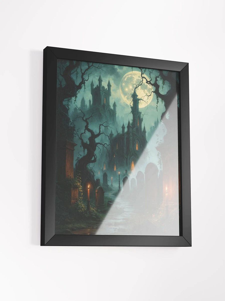 Moonlit Gothic Castle Framed Print product image (17)
