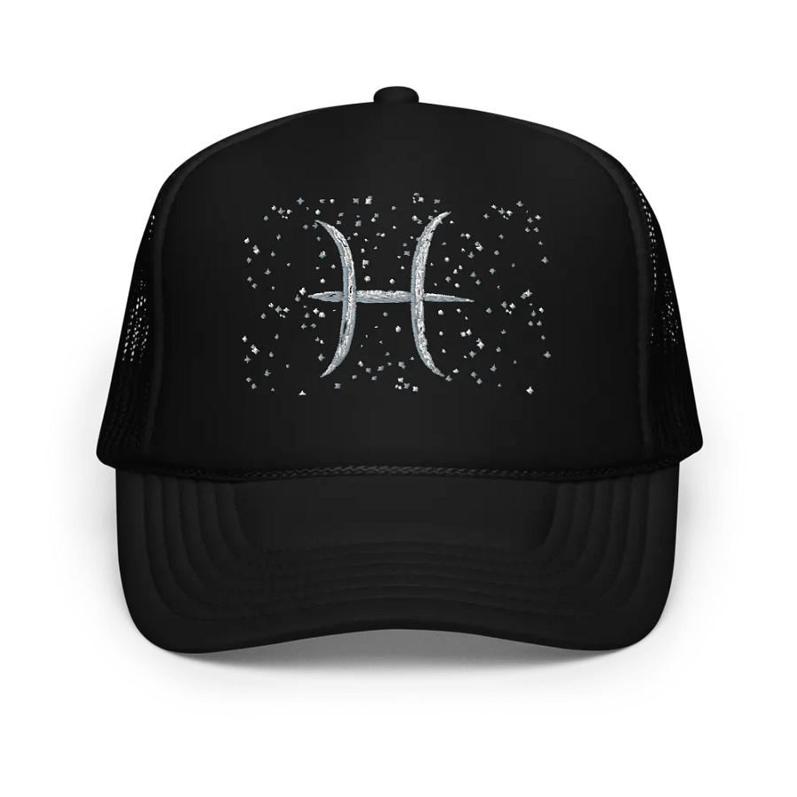 Pisces, Guided by the Stars Glyph Only, Embroidered Hat product image (1)