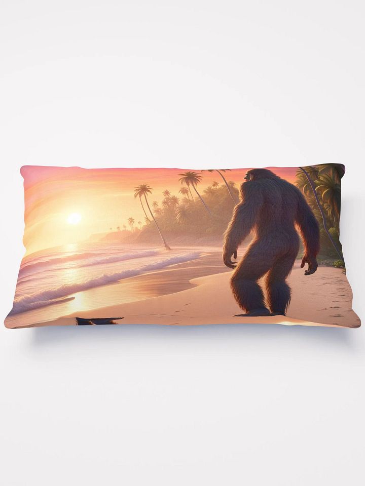 Pillow of Bigfoot on the beach product image (2)