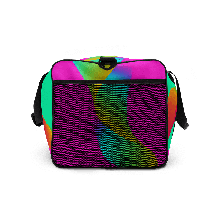 Vibrant Ribbon Waves All-Over Duffle Bag product image (2)