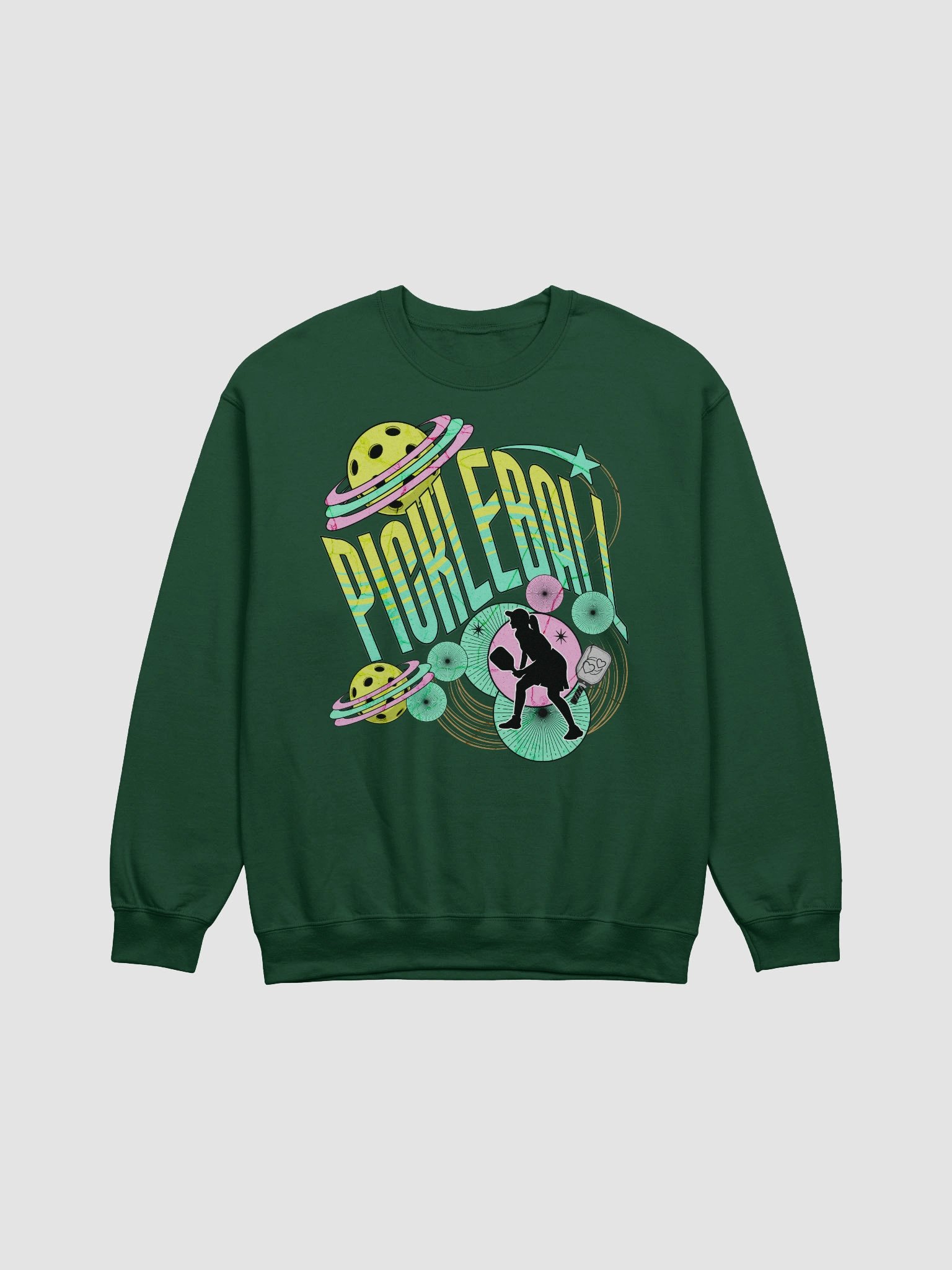 Pickleball Space Crewneck Sweatshirt product image (5)