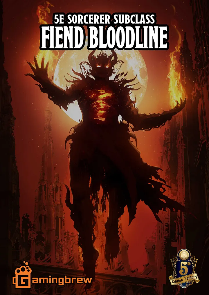 Fiend Bloodline | 5E Sorcerer Subclass product image (1)