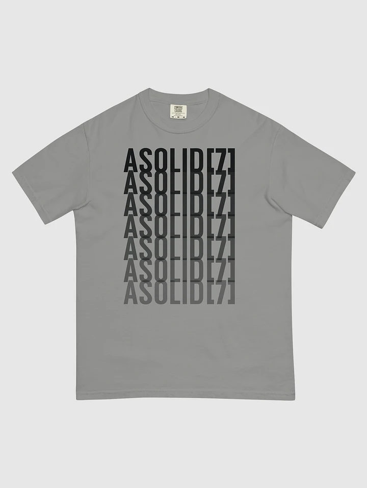 ASolid[7] Comfort Colors Repeat Fade Black Design Tee Shirt product image (1)