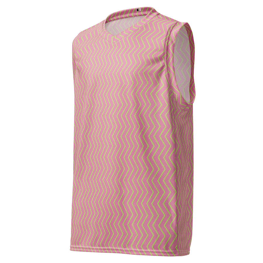 Zigzag Zest Basketball Jersey. product image (1)