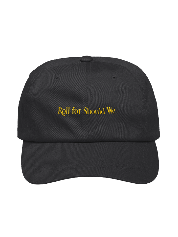 Roll for Should We Hat - Black & Gold product image (1)