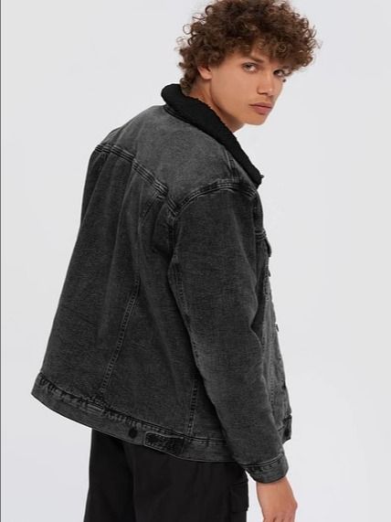 He is My Anchor Unisex Sherpa Denim Jacket product image (3)
