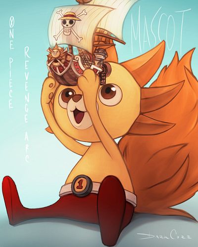 One Piece Revenge Arc Art Prompt #7: Mascot
#oprevengeart #onepiece 

Fell in love with the mascot version of Sunny so I had ...