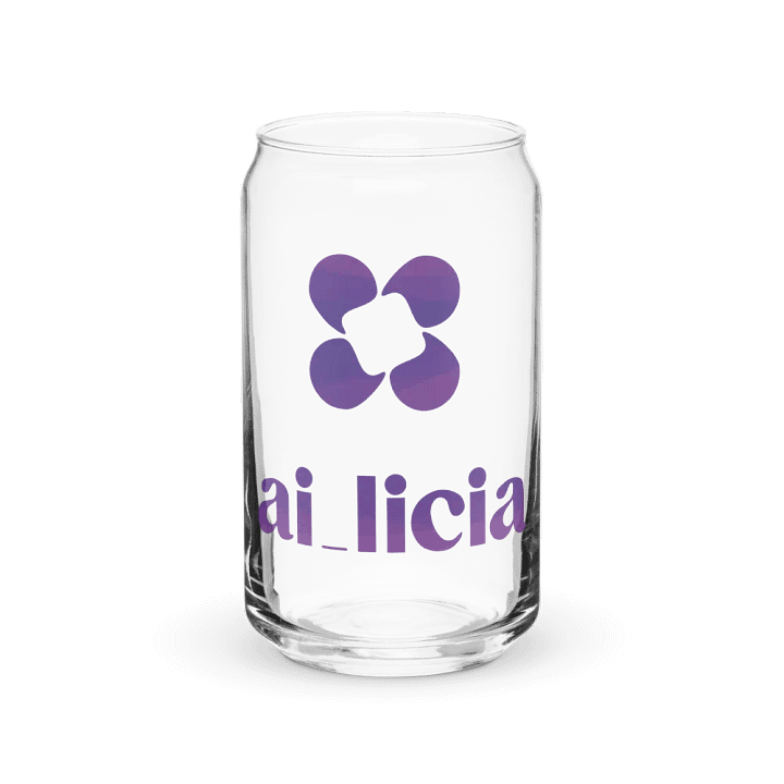 Transparent Glass Can product image (1)