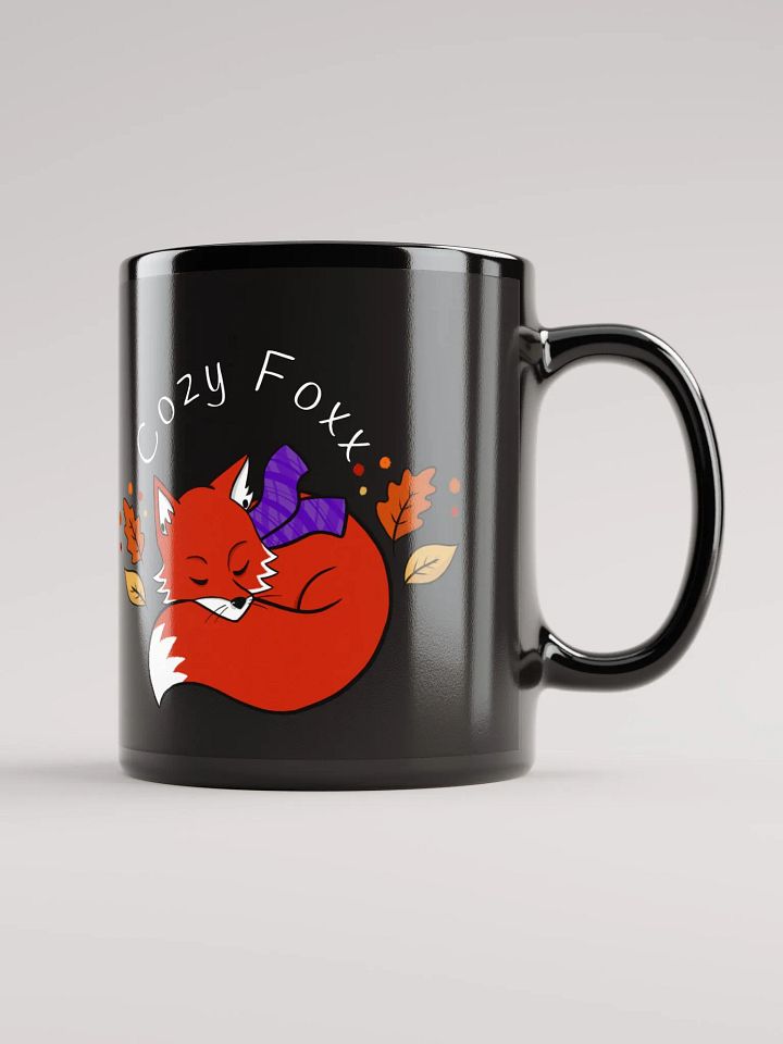 Cozy Foxx Ceramic Mug Black product image (1)