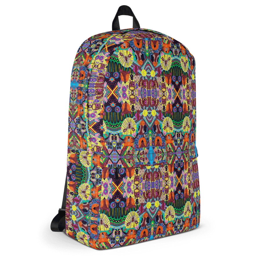 Abstract Doodle Art Animals Back Pack product image (12)