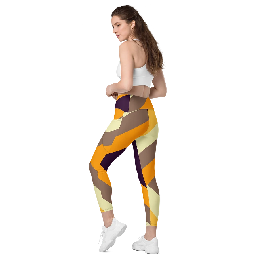 Sunset Stripes All-Over Leggings with Pockets product image (17)