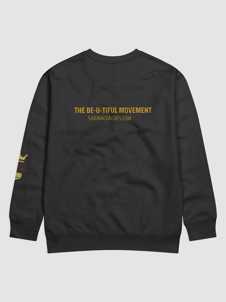 Push Yourself Sweatshirt_Black_SC_Sleeve logo product image (2)