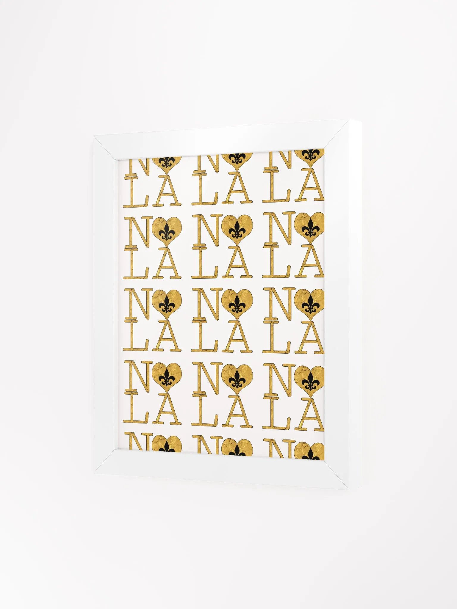 I LOVE NOLA **LEGACY POSTER** (GOLD WRAP FULL INFINITY WALL) product image (3)