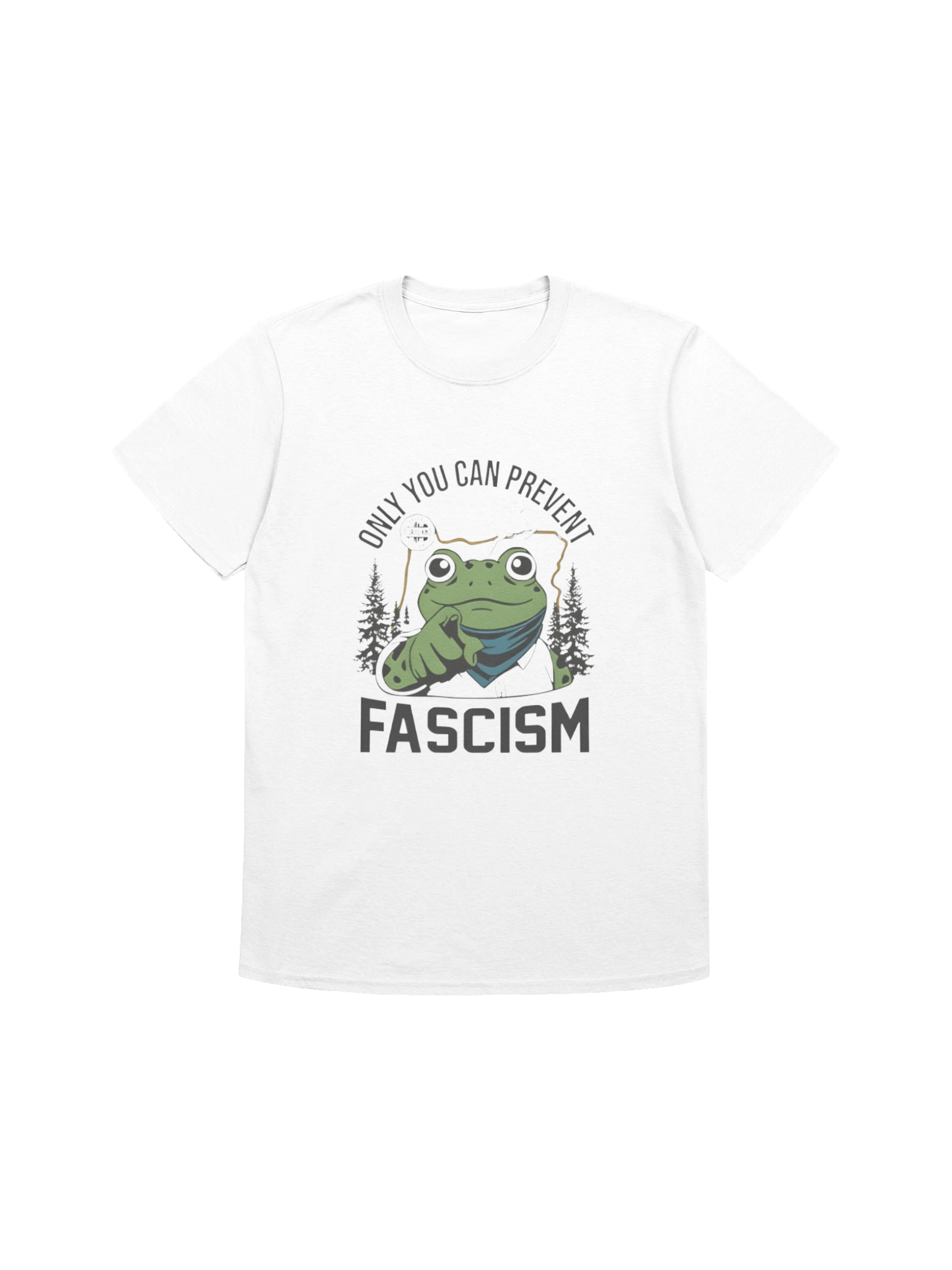 Only You Can Prevent Fascism Portland Frog Shirt product image (8)