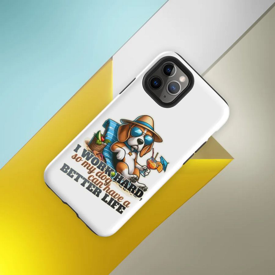 Work Hard - Beagle Beach - Tough Case for iPhone® product image (33)
