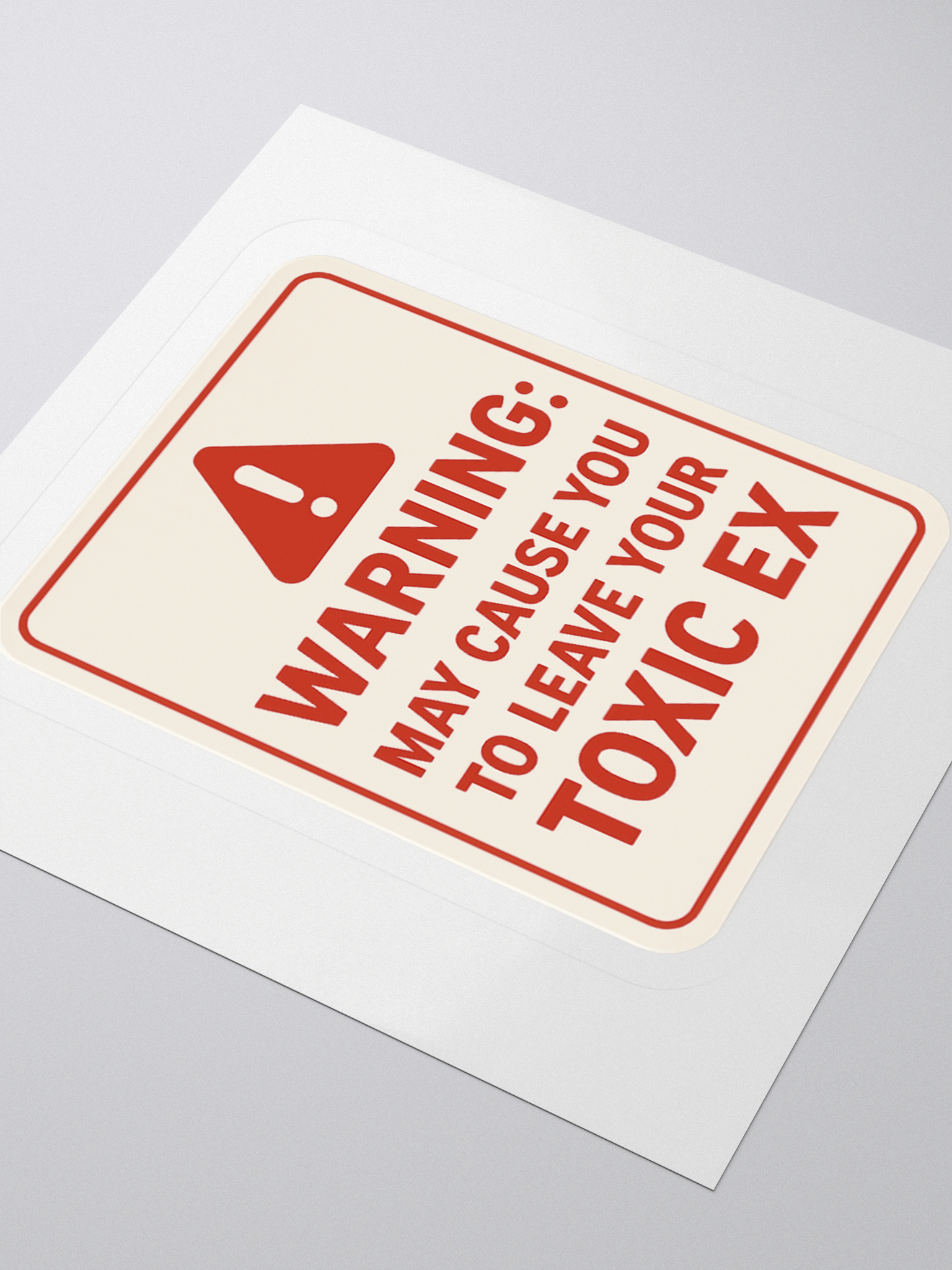 Tori Morii Warning Sticker product image (6)