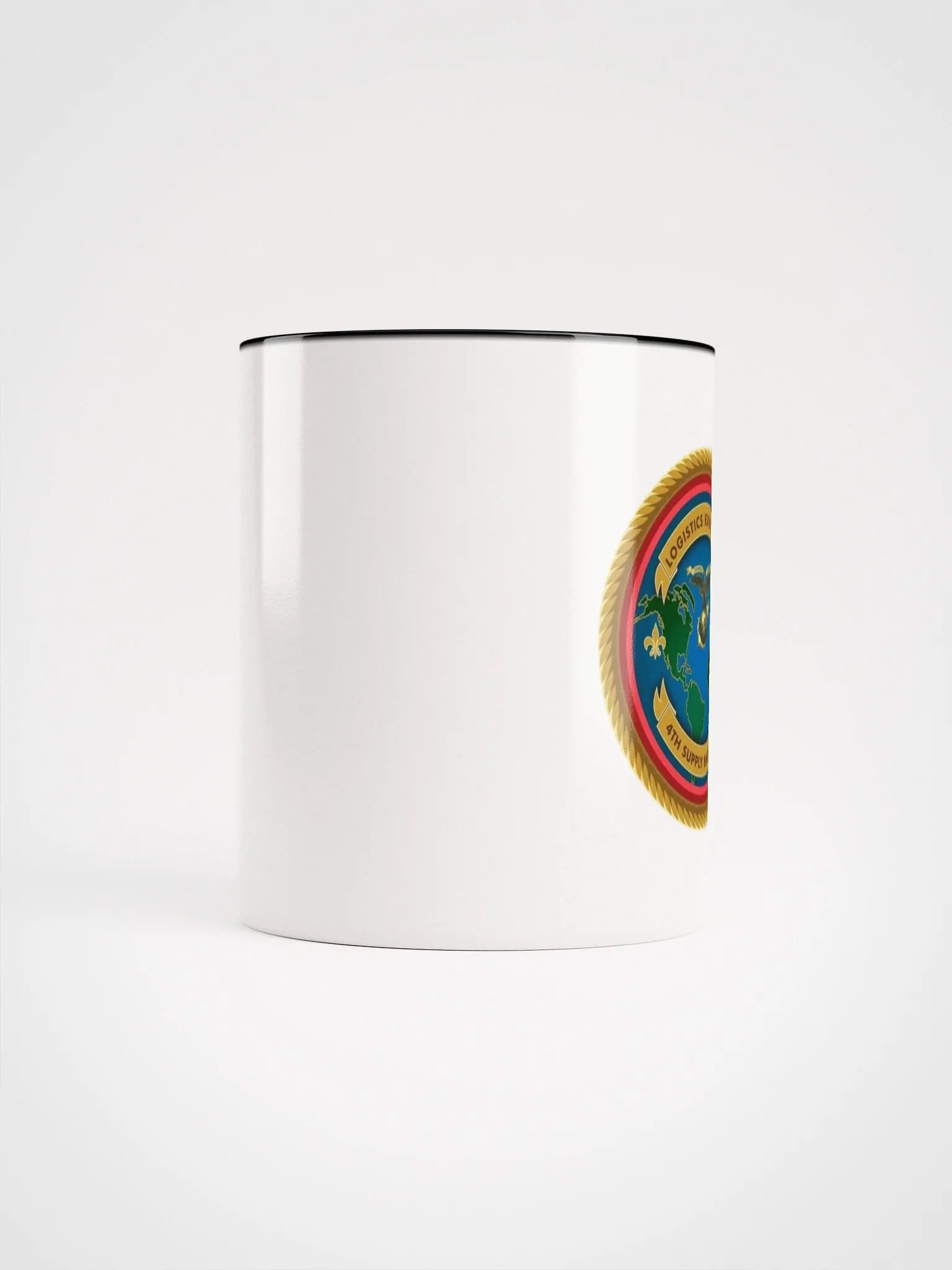 4th Supply Battalion: Coffee Cup White Exterior/Black Interior product image (5)