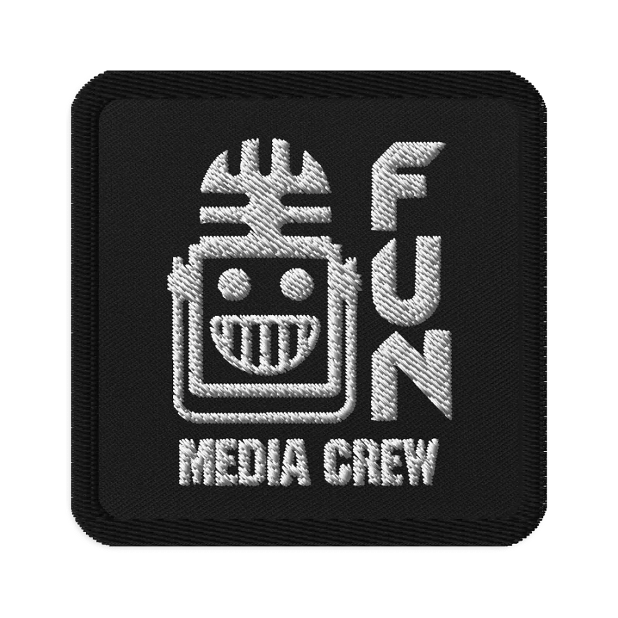 FUN Media Crew Embroidered Patch product image (1)