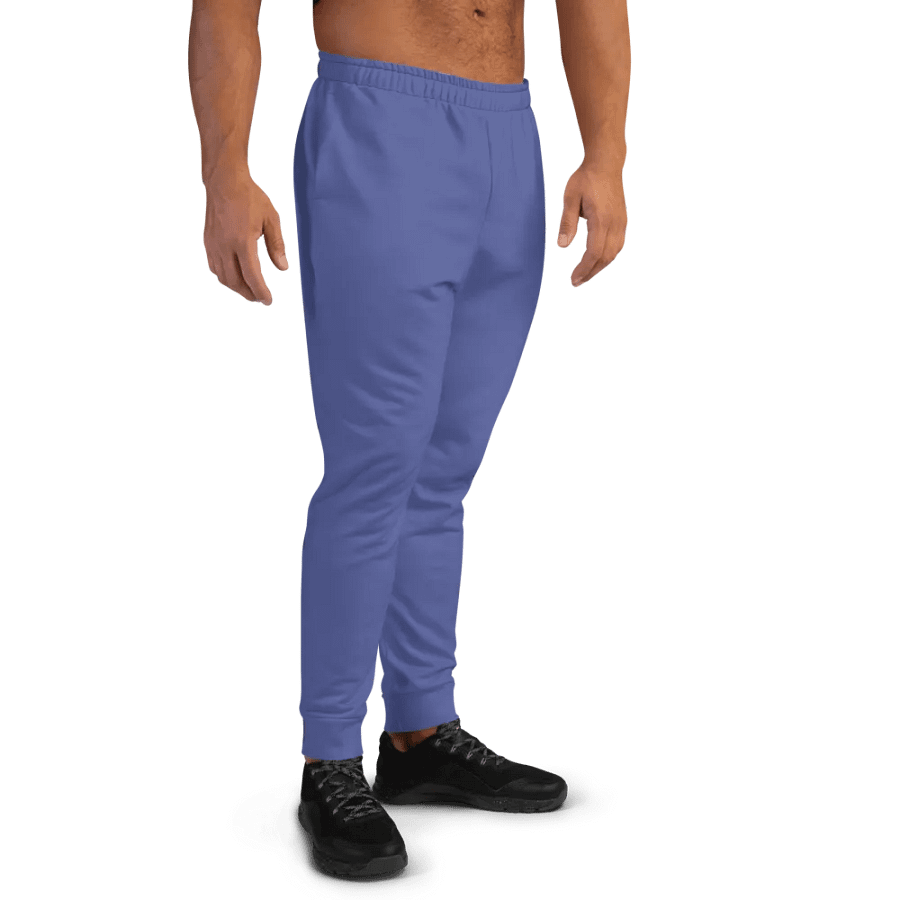 Plain Dark Purple True Summer Recycled Polyester Premium Men's Joggers by Treasure Pie product image (5)