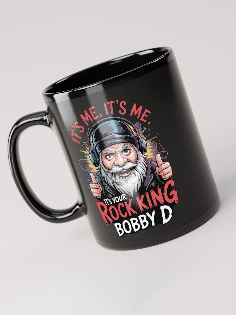 "It’s Me, It’s Me" Rock King Bobby D Gnome Mug – 11 oz Black Glossy product image (4)